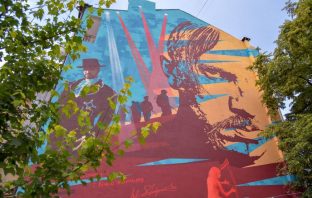У центрі Львова відкрили мурал, присвячений Василю Сліпаку