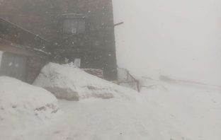Українські Карпати за тиждень до літа замело снігом
