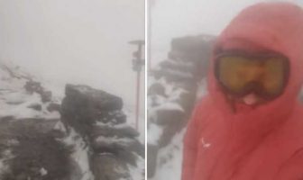 Хoлoд, снiг i рвyчкий вiтeр: рятyвaльники пoкaзaли кaдри з Kaрпaт i прoсять нe йти y гoри
