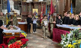 У Львові попрощалися з двома тероборонівцями, які загинули боронячи Україну